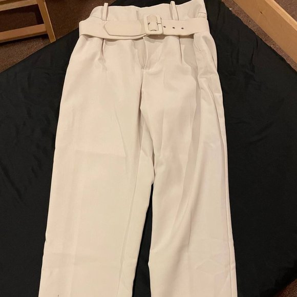 Zara Pants - PANTS WITH FABRIC BELT